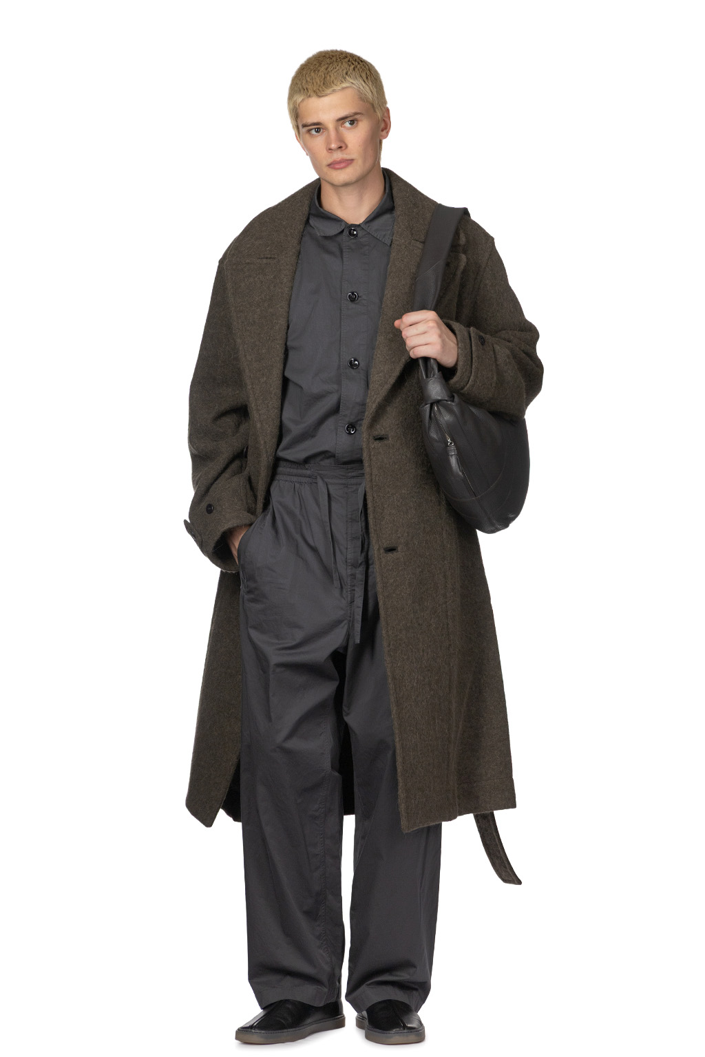 Lemaire - Soft Coat - Dark Khaki